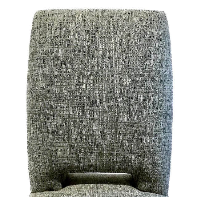 Mid-Century Modern Custom Style Upholstered Dining Chairs, S/10 For Sale - Image 9 of 12