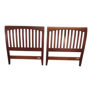 Ethan Allen American Impressions Solid Cherry Pair of Twin Size Headboards For Sale