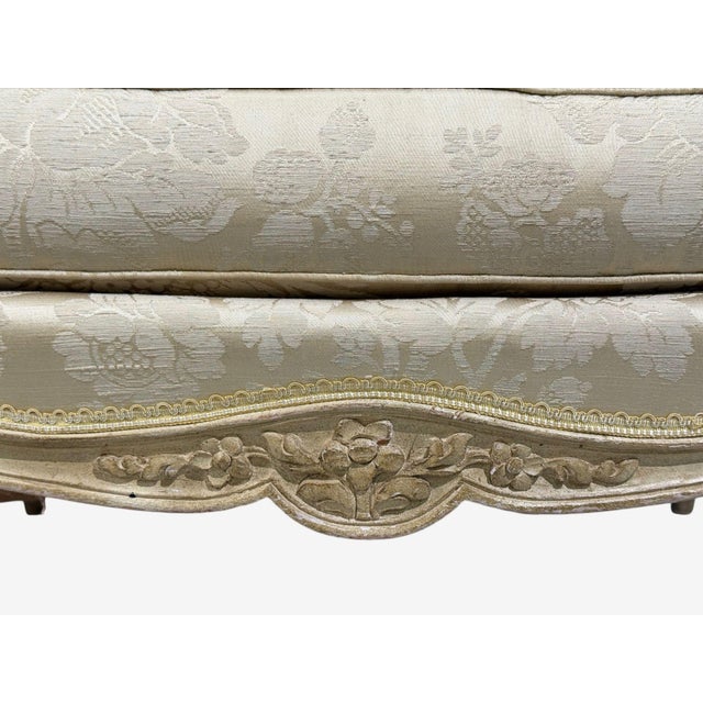 Wood Maison Jansen, Louis XVI Armchairs, Giltwood, Fabric, France, 20th C. For Sale - Image 7 of 14