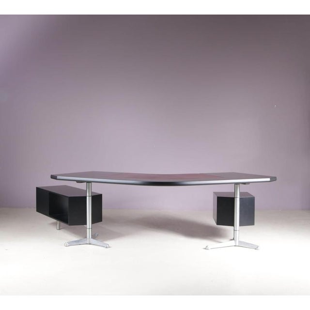 Desk by Osvaldo Borsani for Tecno Milan, Italy, 1950s For Sale - Image 5 of 15