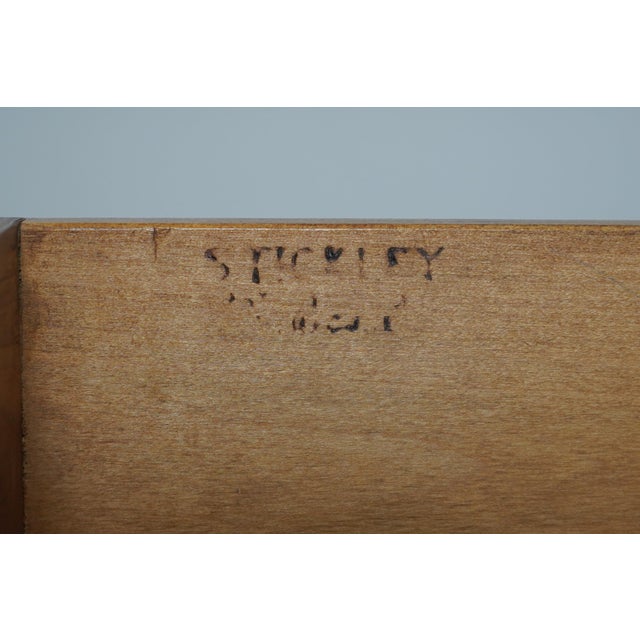 1950s Stickley Anniversary Edition Cherry Tallboy 8 Drawer High Chest For Sale - Image 18 of 18