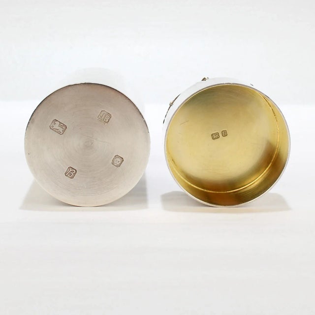 Metal Jocelyn Burton Seashell and Moonstone Encrusted Sterling Silver Box For Sale - Image 7 of 13