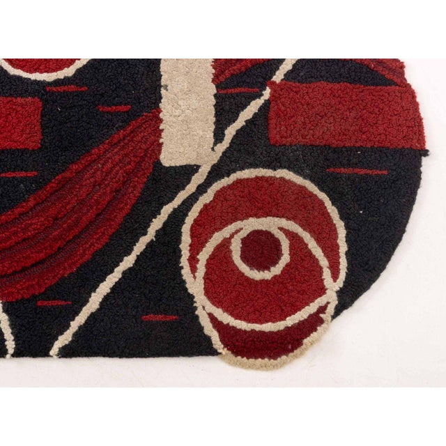 Early 21st Century Folk Art Geometric Area Rug, 3' X 2' 1.5" For Sale - Image 5 of 8