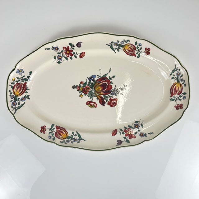 Large Vintage Platter from Villeroy & Boch, 1980s For Sale - Image 10 of 10