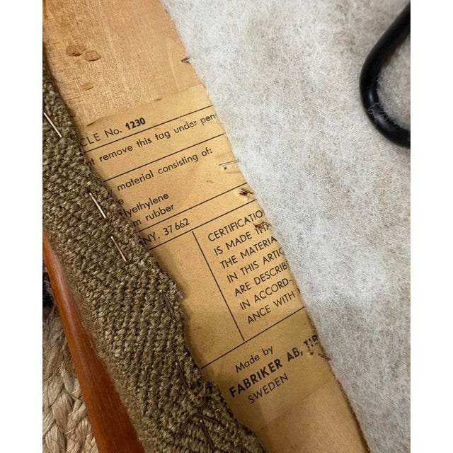 Mid Century Swedish Ulferts Tibro Teak Lounge Chair For Sale - Image 12 of 12