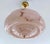 Metal Art Deco Pendant Light in Pink Marble Glass, 1930s For Sale - Image 7 of 18