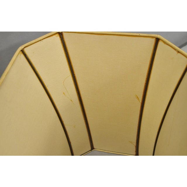 Ceramic Vintage Paul Hanson Chinoiserie Green Porcelain Jardiniere Oriental Table Lamp For Sale - Image 7 of 12