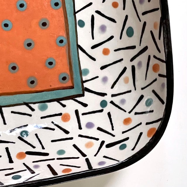 1980s Dorothy Hafner Post Modern Art Pottery Bowl For Sale In Chicago - Image 6 of 7