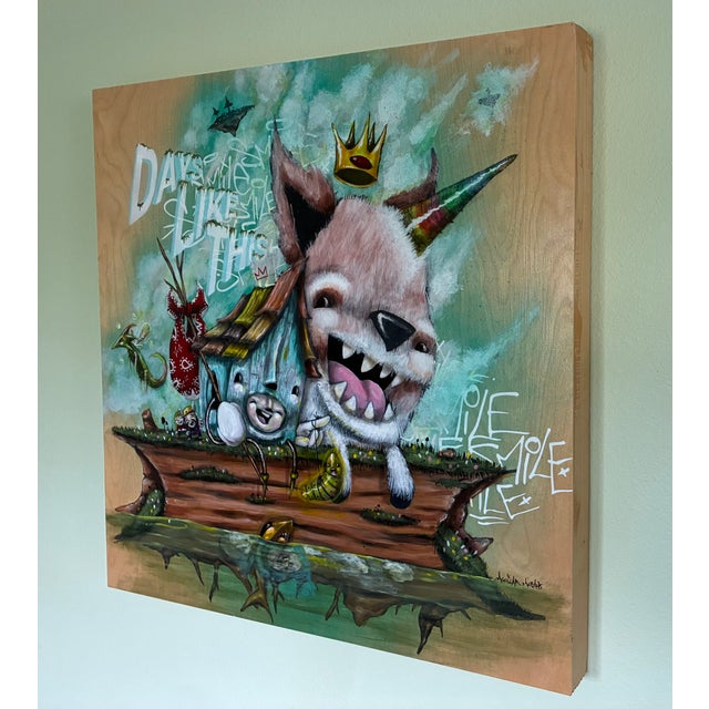 Contemporary ‘Days Like This’ Privately Commissioned Work by Seattle Muralist For Sale - Image 3 of 5