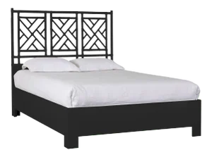 Chippendale Bed Queen - Black
