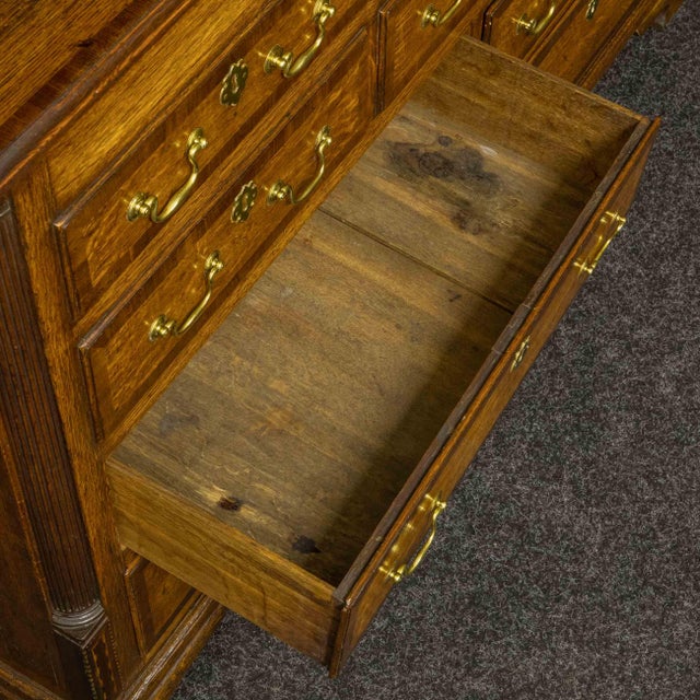 Wood 18th Century Lancashire Mule Chest For Sale - Image 7 of 17