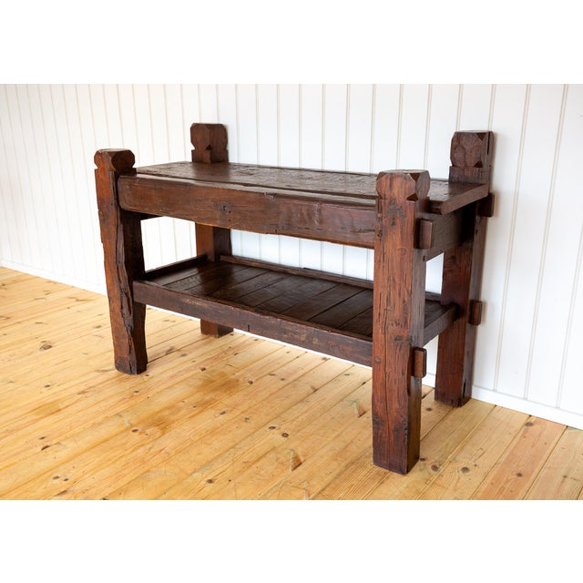 Antique Rustic French Display Stand, 1890s For Sale - Image 6 of 18