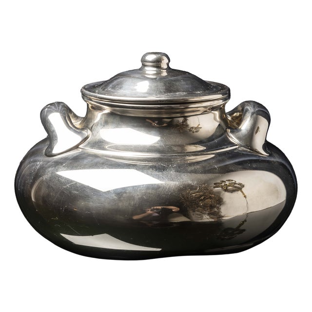Sculptural Tureen in Sterling Silver from Bulgari, Italy, 1970s For Sale