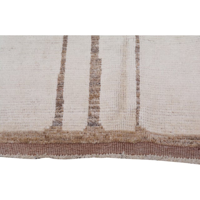Moroccan Hand Knotted Wool Rug, 8'x9' For Sale - Image 4 of 6