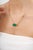 14k Yellow Gold 9.66ct East-West Emerald Paperclip Link Chain Solitaire Necklace For Sale - Image 11 of 18