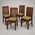 Wood Vintage Mango Wood High-Back Dining Chairs, 1990s, Set of 4 For Sale - Image 7 of 7