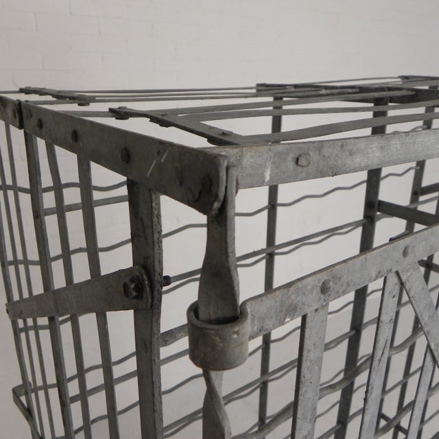Steel Fer Rigid Wine Rack for 300 Bottles, 1950s For Sale - Image 10 of 18