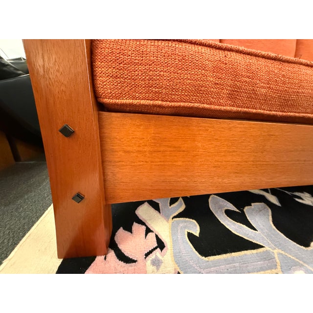 Wood Berkeley Mills Arts & Crafts Sofa For Sale - Image 7 of 12