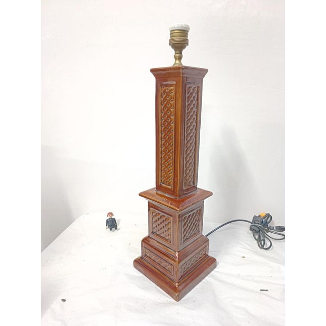Ceramic Table Lamp, 1950s For Sale - Image 4 of 6