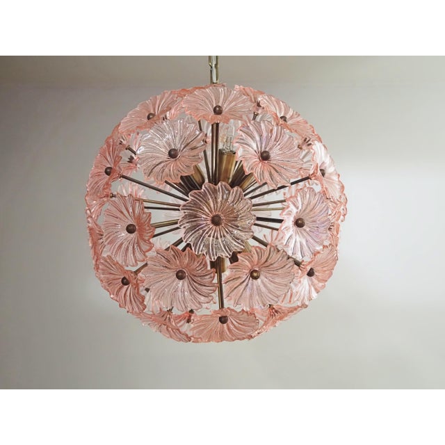 Vintage Italian Sputnik Crystal Chandelier, 1990s For Sale - Image 12 of 12