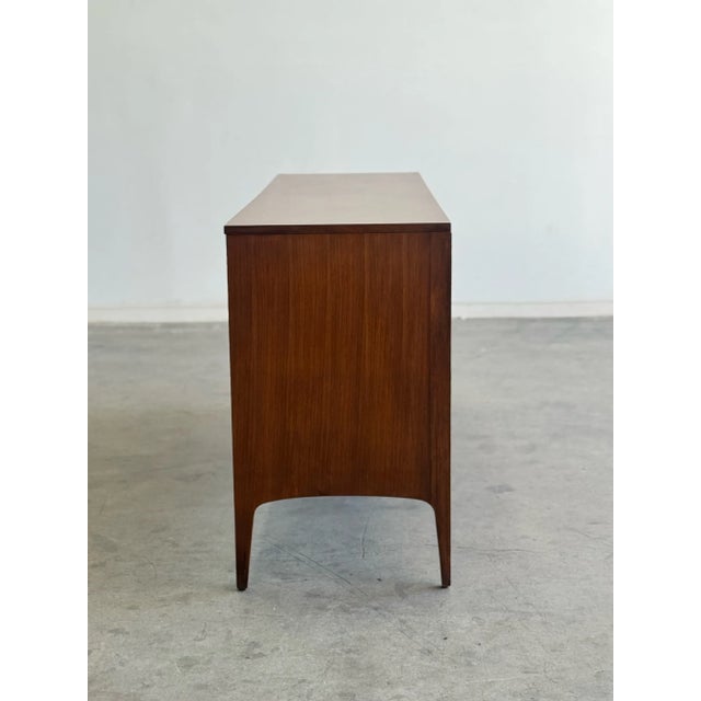 Brown 1960s Mid Century Modern Credenza in Warm Walnut For Sale - Image 8 of 17