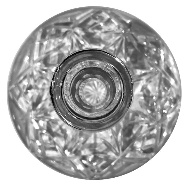 Late 20th Century Nautical Ship's Cut Lead Crystal Decanter For Sale - Image 9 of 11