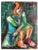 French Artist, Portrait of Red Haired Woman, 1940s, Oil on Canvas For Sale