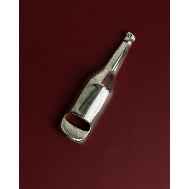 Vintage Silver-Plated Bottle Opener, 1970s For Sale - Image 11 of 11