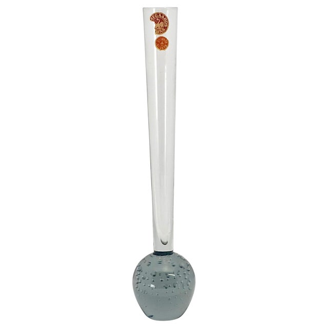 Holmegaard Per Lütken Bubbles Orchid Vase 9.625", Denmark, C. 1952–1965 For Sale - Image 9 of 12