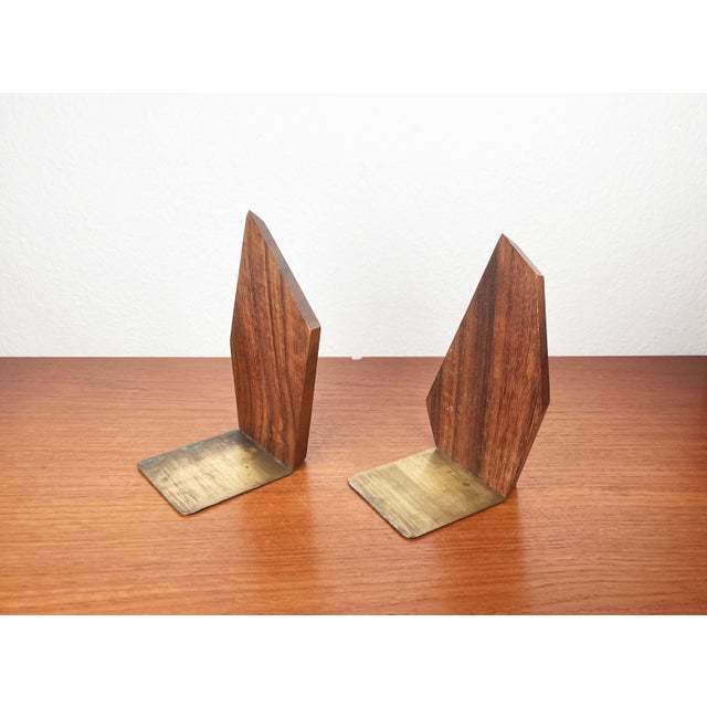1960s Mid-Century Modern Danish Bookends in Teak, 1960s, Set of 2 For Sale - Image 5 of 18