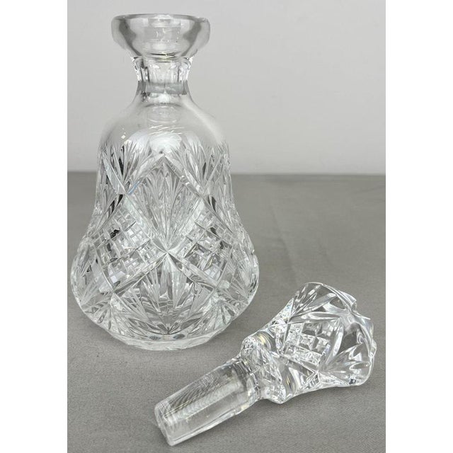 Crystal and Cut Glass Tray Shot Glasses, Set of 8 For Sale - Image 8 of 17