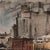 Paper 'Winter in the City' by James Carlin, Mid-Century Urban Landscape Featuring 1930s Scaffold Sky Sign, American Modern Realism For Sale - Image 7 of 9