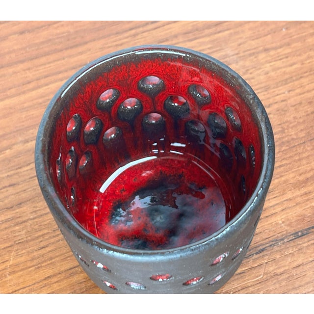 Mid-Century Modern Danish Studio Pottery Candleholder from Lehmann Pottery, 1960s For Sale - Image 16 of 18