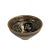 Chinese Ware Brown Black Glaze Characters Ceramic Bowl Cup Display For Sale - Image 4 of 6