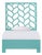 Silas Platform Bed Twin - Turquoise For Sale