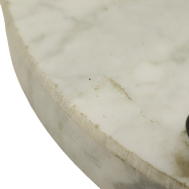 Vintage Space Age Standing Coat Rack in Chrome and Marble For Sale - Image 10 of 18