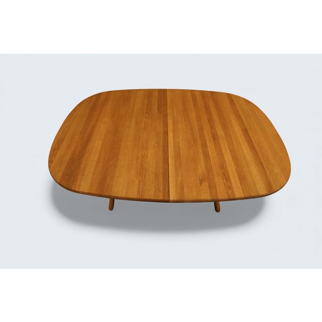 Dining Table in Oak with Extension Leaf from Gansø Møbler, 1960s For Sale - Image 13 of 18