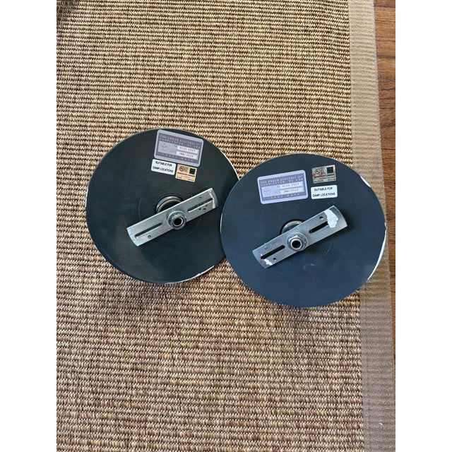 Modern Pair of Urban Electric Globus Pendants For Sale - Image 3 of 3