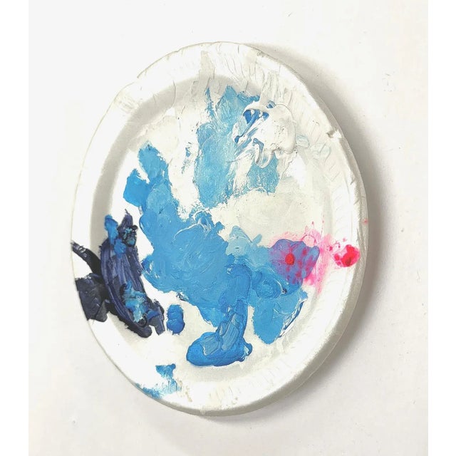 One painting from a complete series of abstract paintings made from an mid career artist Ben Junta's palette. Full of...