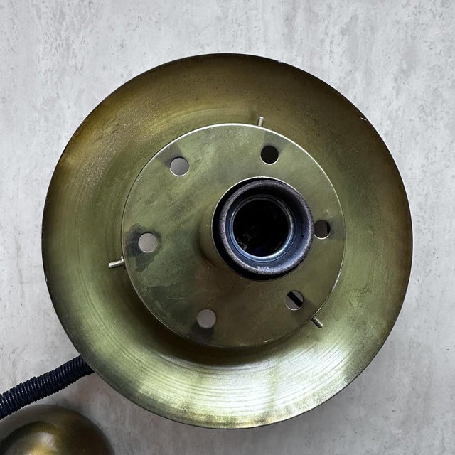 Mid-Century Ellipsoid Murano Glass Swirl Pendant, 1970s For Sale - Image 14 of 17