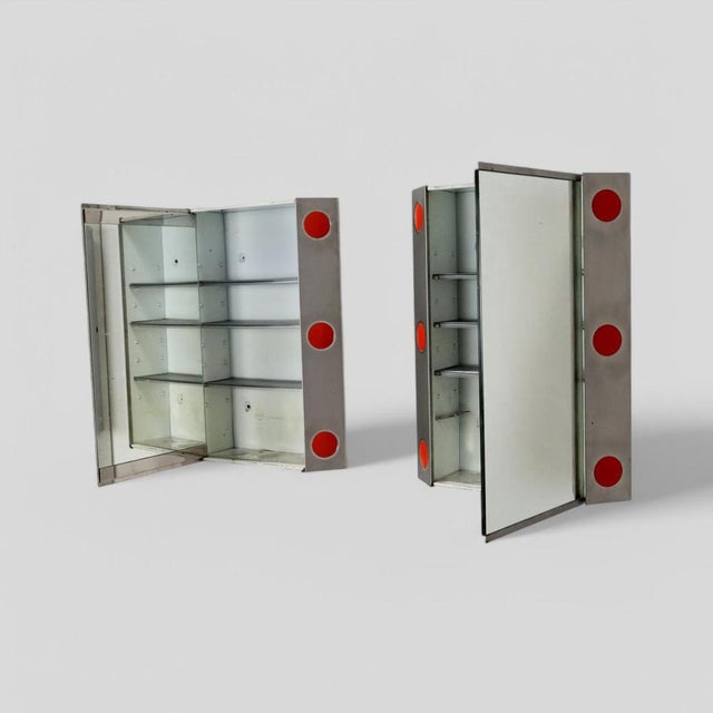 Vintage Shelves in Aluminium, Plastic & Glass, Italy, 1970s For Sale - Image 3 of 8