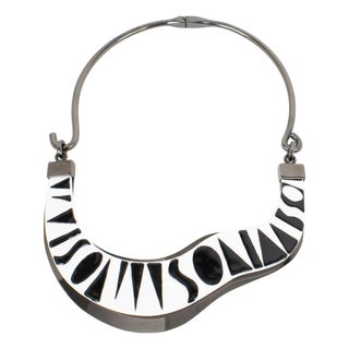 Missoni Bi-Color Rigid Collar Necklace, Spring 2014 Collection For Sale