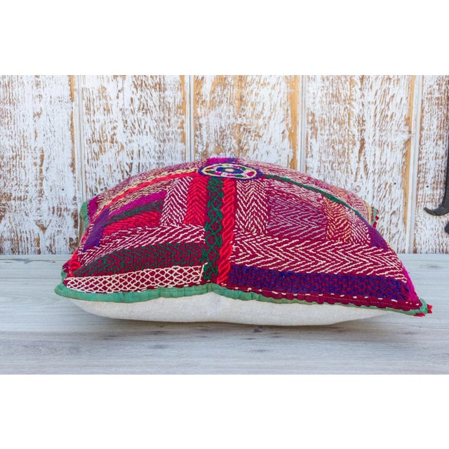Early 21st Century Rargoli Sindh Sami Square Pillow For Sale - Image 5 of 8