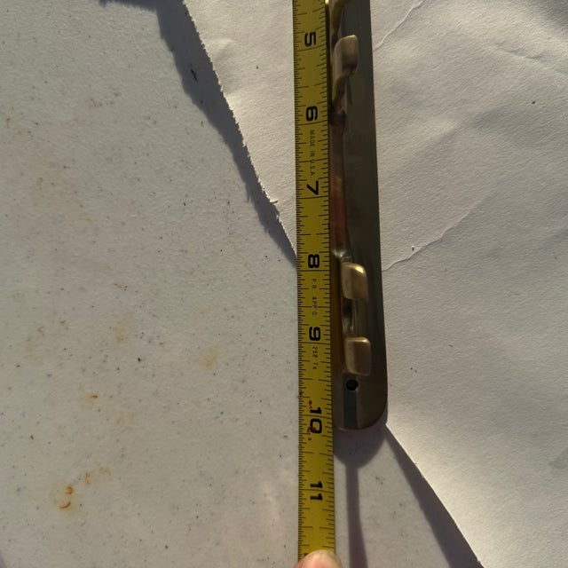 Solid Brass Fireplace Tool Holder For Sale - Image 4 of 7