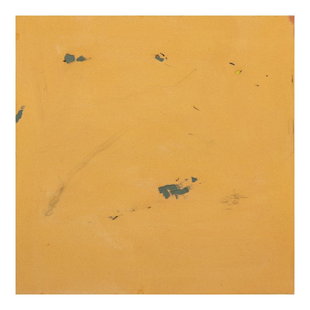 I Contain Multitudes - Minimalist Yellow Abstract Textural Original Artwork by Taylour Martin For Sale