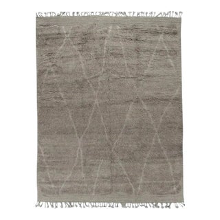 2020s New Moroccan Fluffy Collection Rug 10'1 X 13'11 For Sale