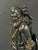 Dark Green Chinese Art Large Carved Dark Green Soapstone Bodhidharma Statue For Sale - Image 8 of 13