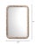 Farmhouse Jamie Young Rectangle Audrey Mirror For Sale - Image 3 of 6