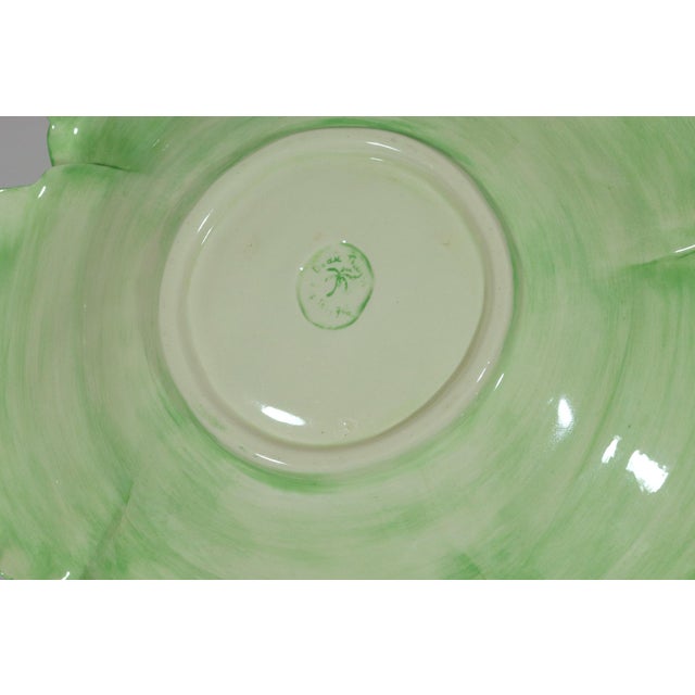 Dodie Thayer Lettuce Ware Tureen, Cover and Stand, Dated February 1987 For Sale In Philadelphia - Image 6 of 13
