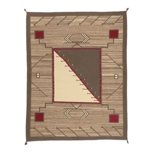 Southwestern Navajo-Style Rug With Storm Pattern - 09'03 X 11'10